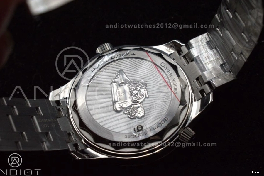 Best Nekton Bracelet Black VSF 300M A8806 Edition Seamaster SS 1:1 Diver Dial on 1231